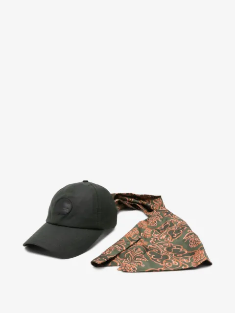 Barbour logo-patch printed cap