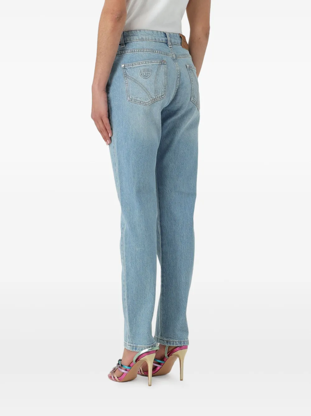 Chiara Ferragni 3D Eye Star jeans - Blauw