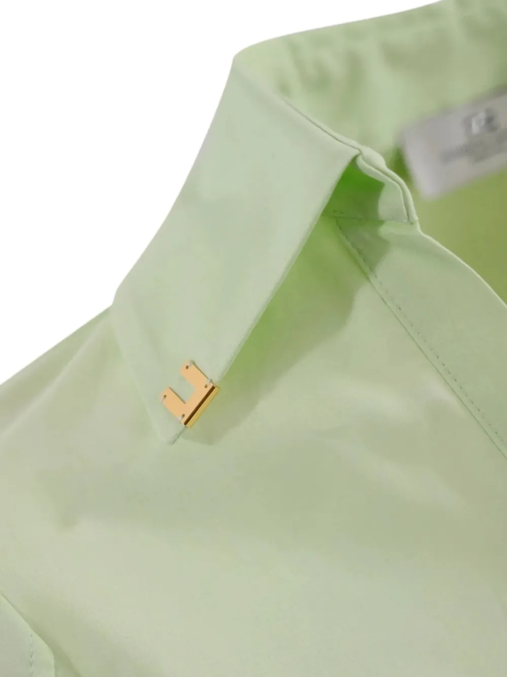 Elisabetta Franchi Top met split in de mouwen Groen