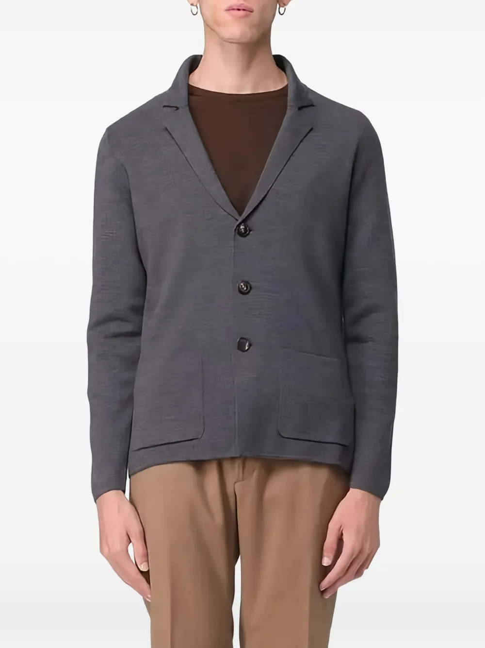 Zanone virgin wool blazer | Grey | Image 1