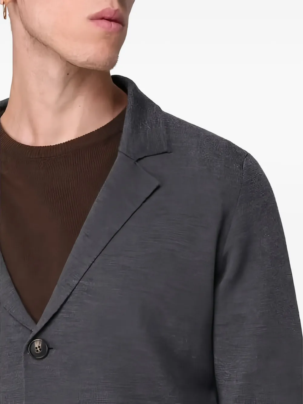 Zanone Blazer van scheerwol Grijs