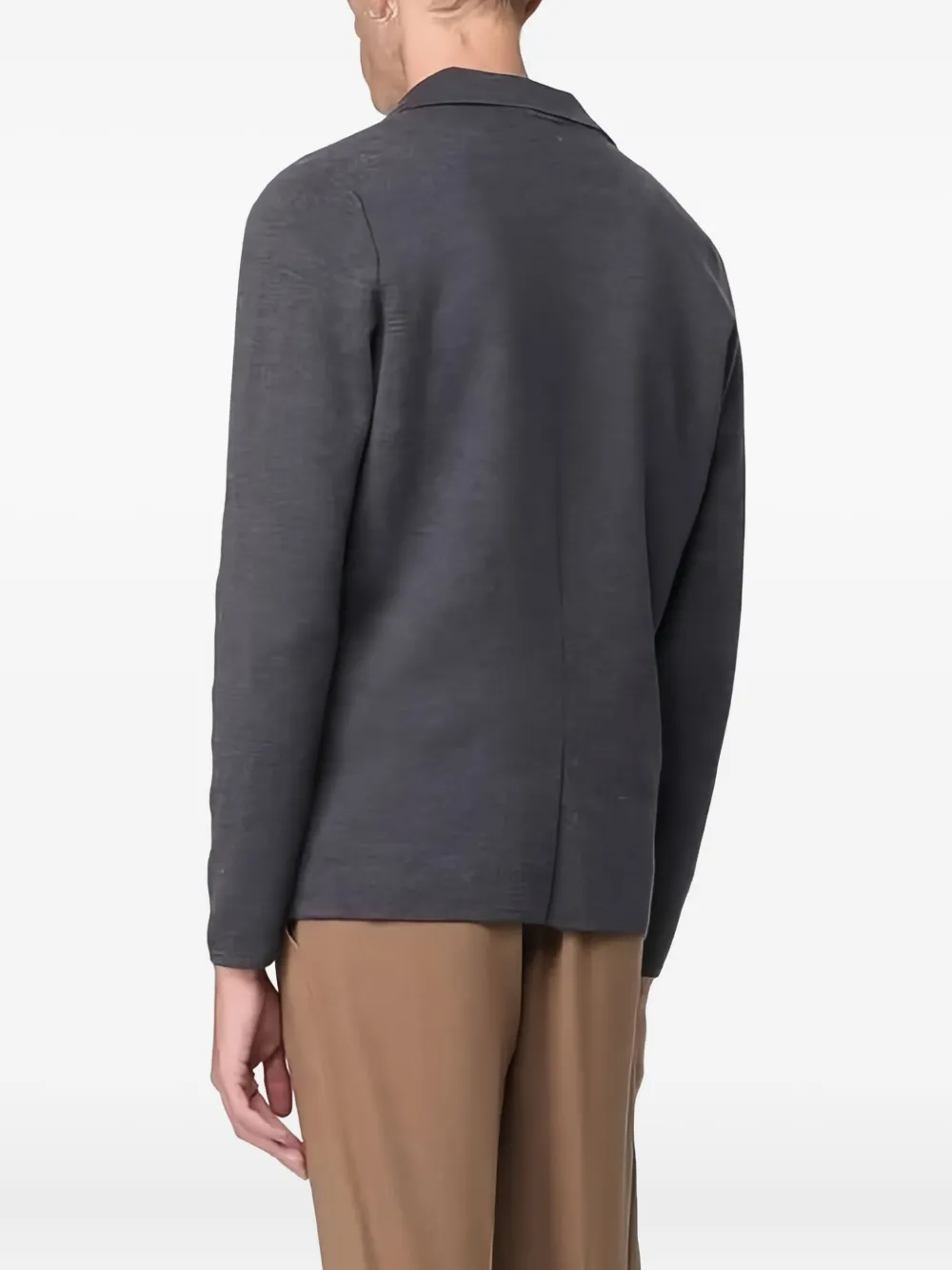 Zanone Blazer van scheerwol Grijs