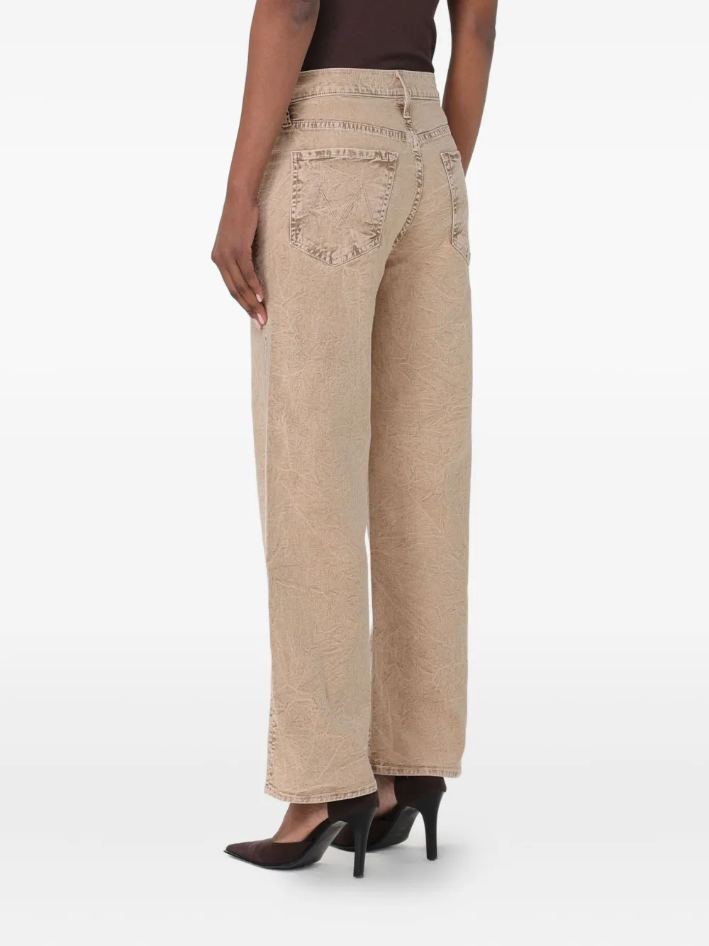 Mother The Dodger Ankle Jeans In Neutral