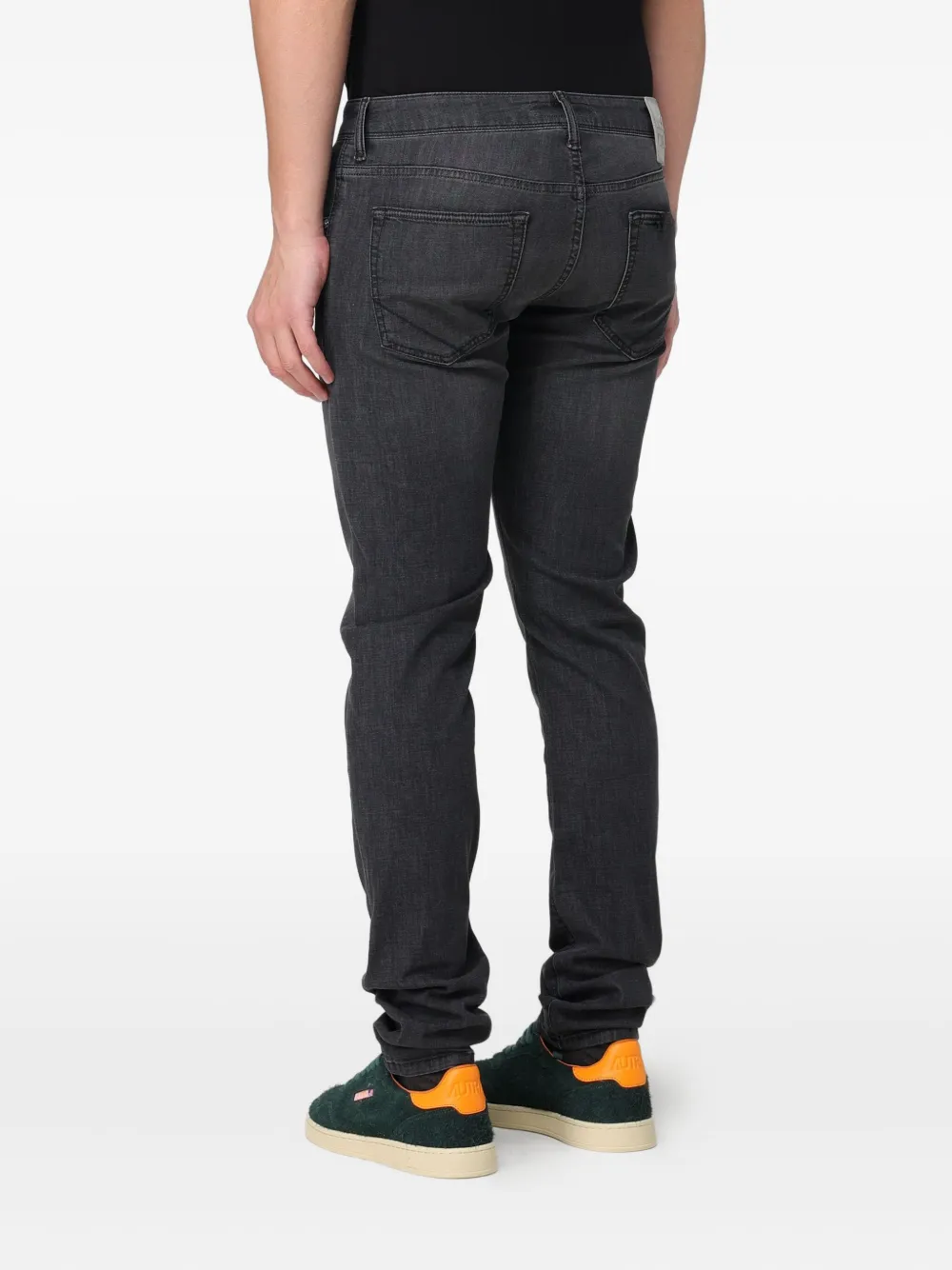 Incotex 5p Washed Jeans In Black