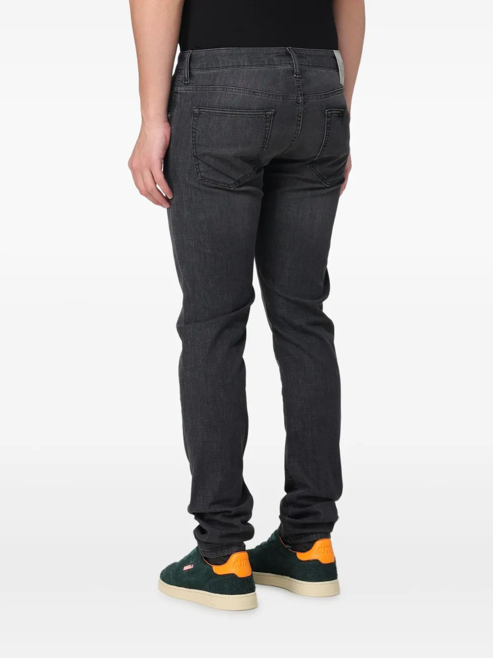 Incotex 5P jeans met wassing - Zwart