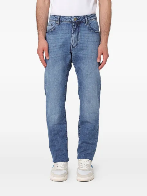 Incotex logo-patch jeans