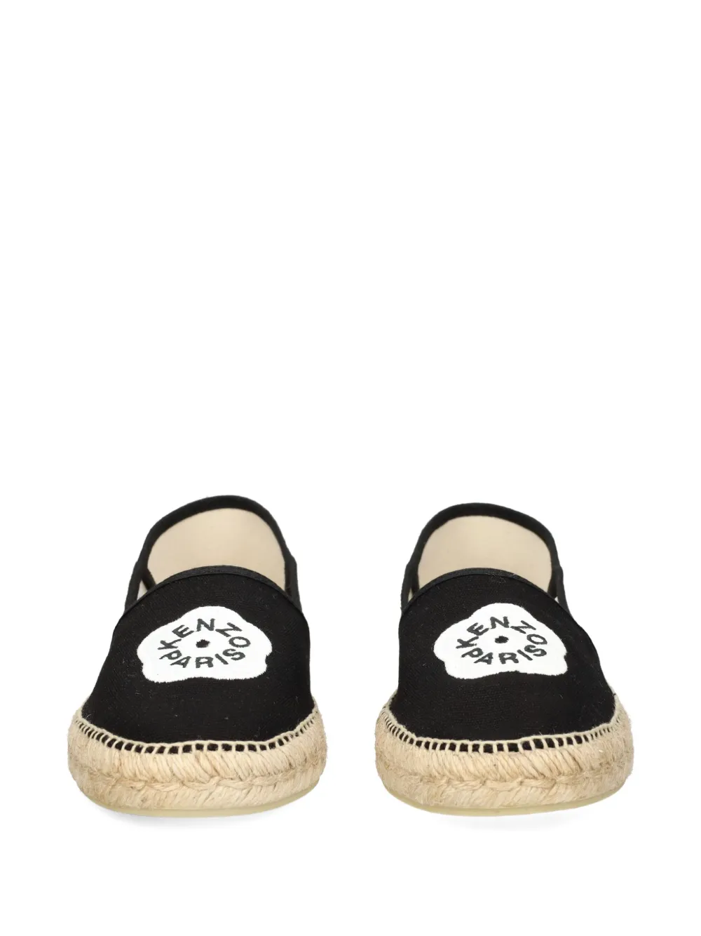 Kenzo Logo-detail Espadrilles In Black