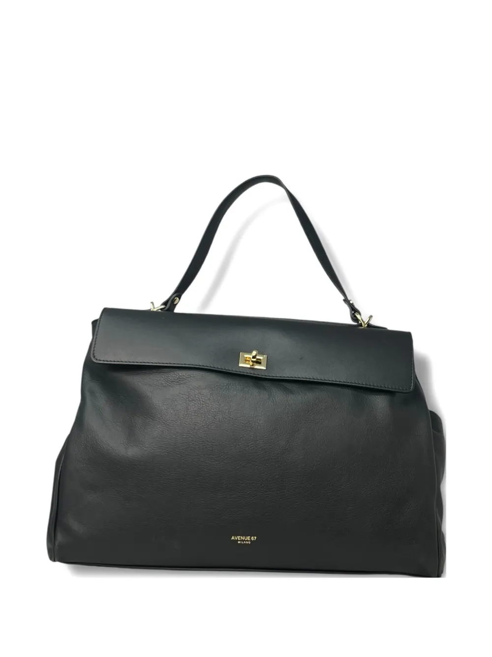 avenue 67 leather tote bag - Nero