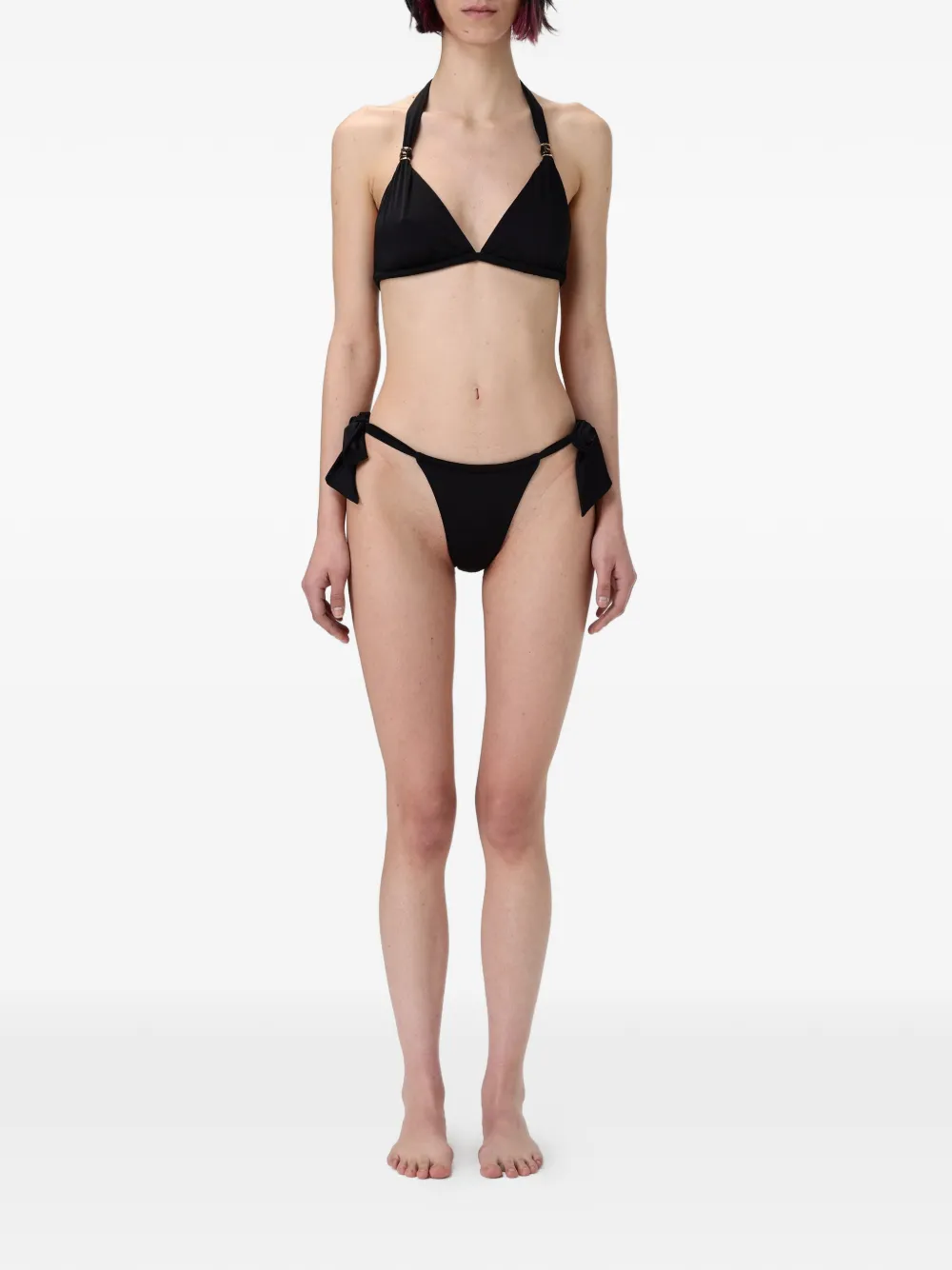 Elisabetta Franchi Bikini con lacci - Nero