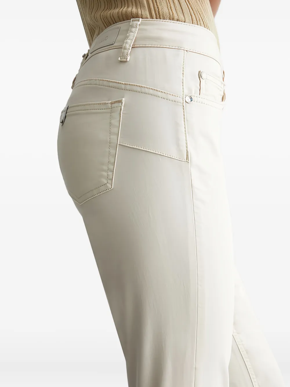 Liu •jo Monroe Cotton Jeans In White