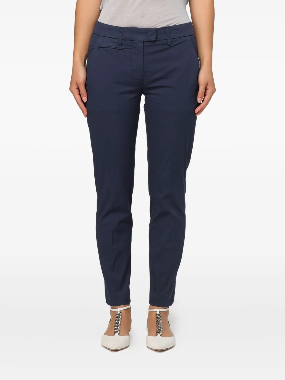 DONDUP belt-loops trousers | Blue | Image 1
