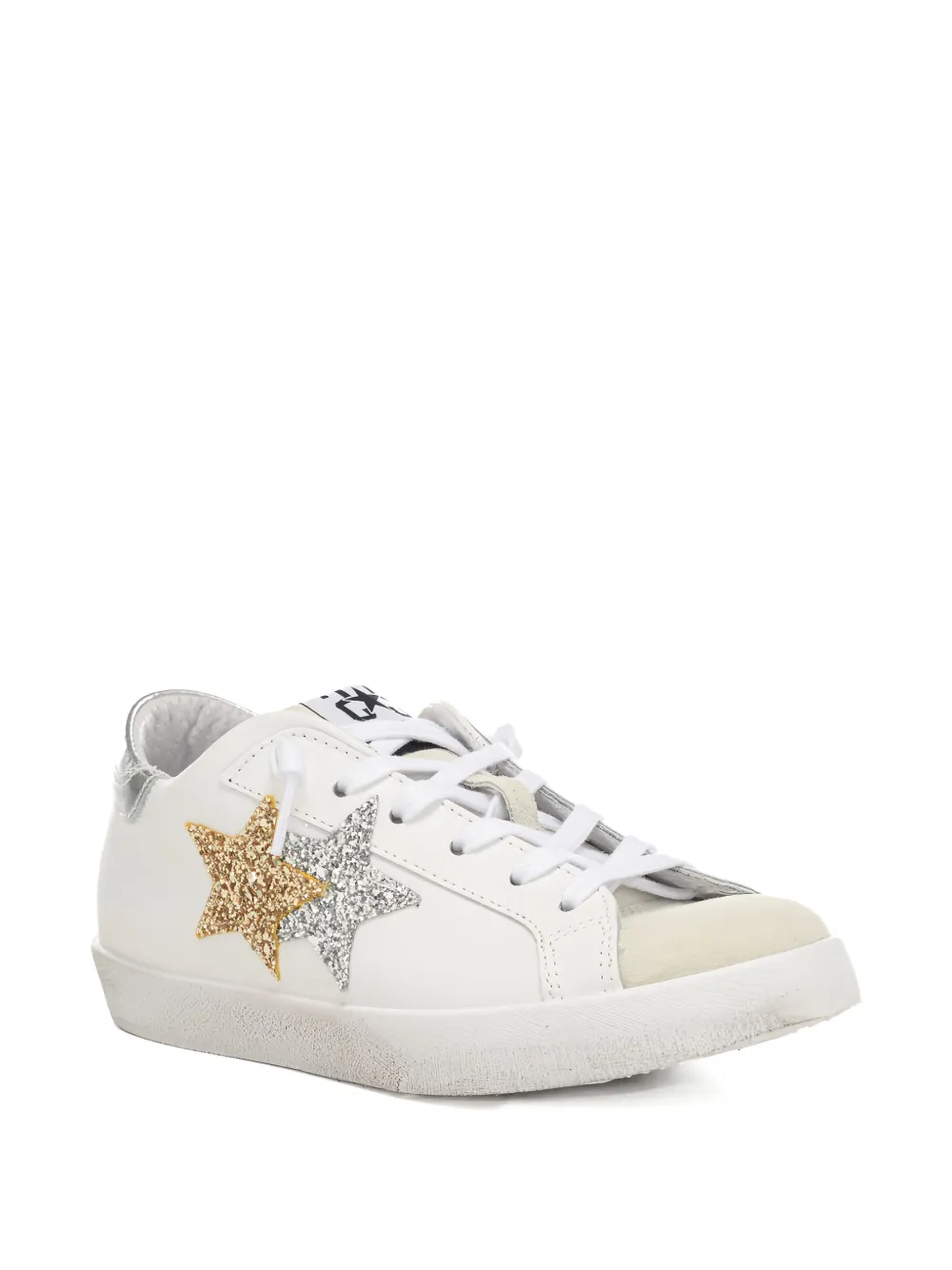 2 Star Prime Star Sneakers In White