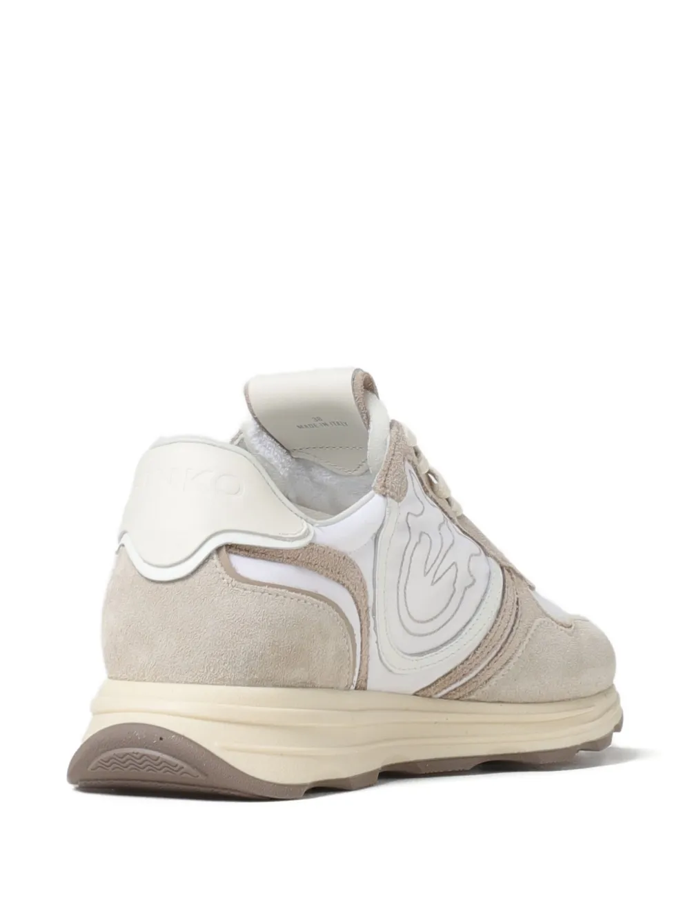 PINKO Sneakers met logo Beige