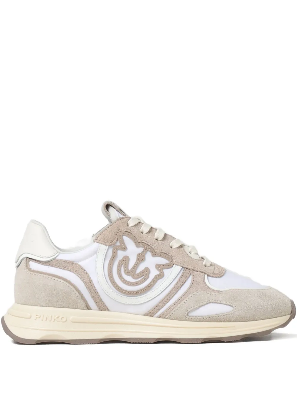 PINKO Sneakers met logo Beige