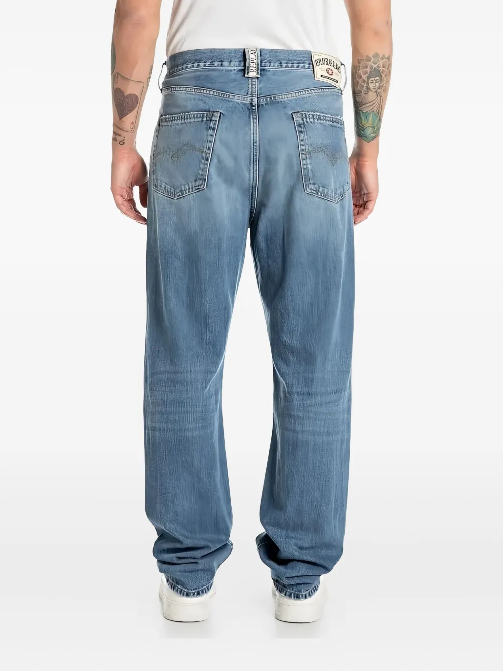 Replay Katoenen jeans Blauw
