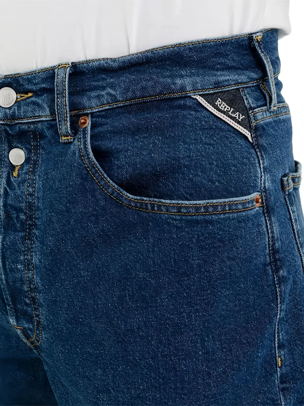 Replay Jeans met zak Blauw