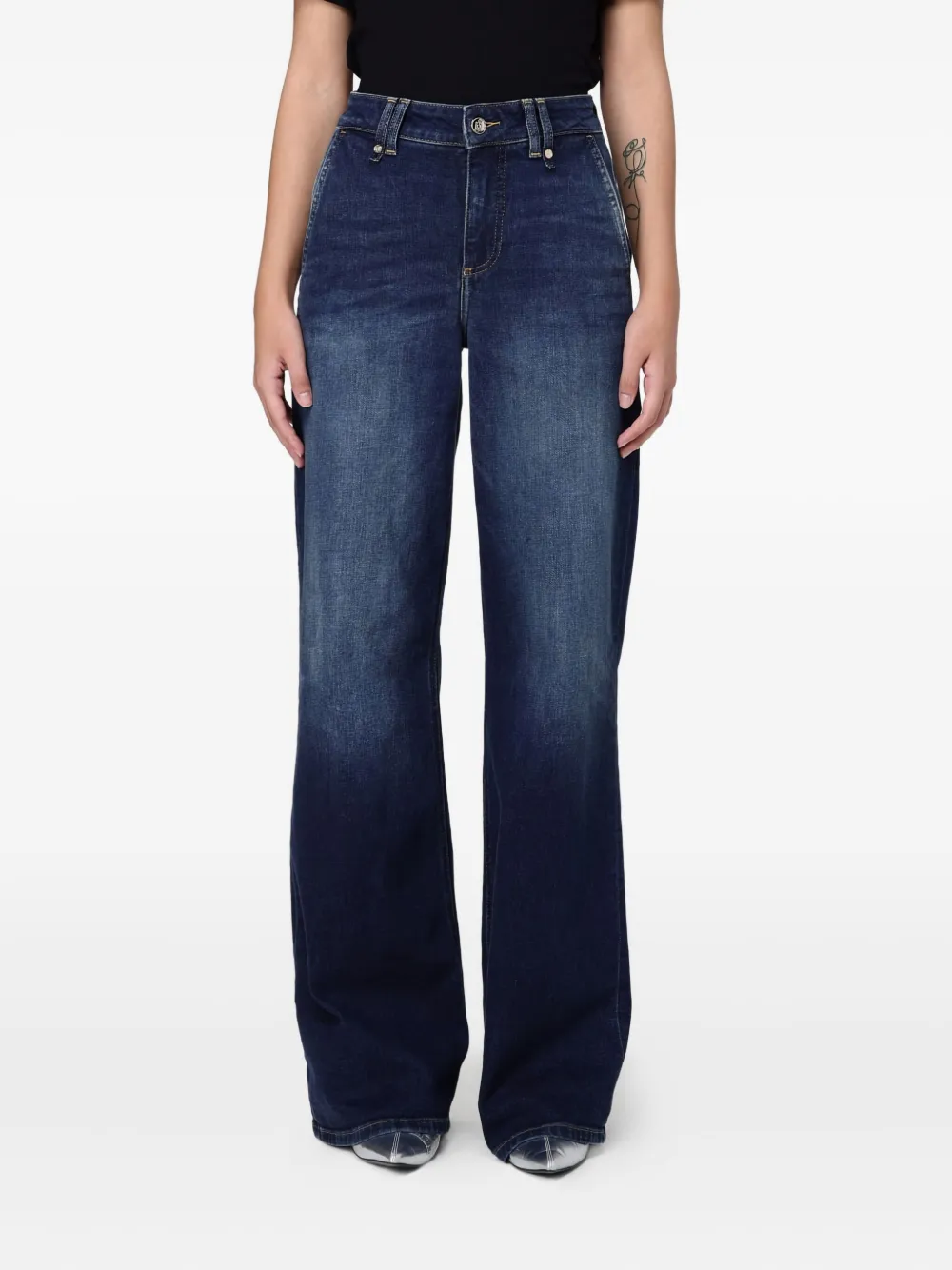 Liu •jo Belt-loop Jeans In Blue