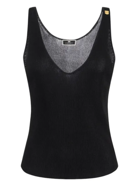 Elisabetta Franchi V-neck detail top tricot