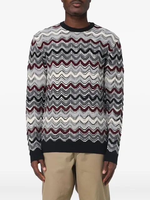 Missoni zigzag-pattern crew-neck sweater
