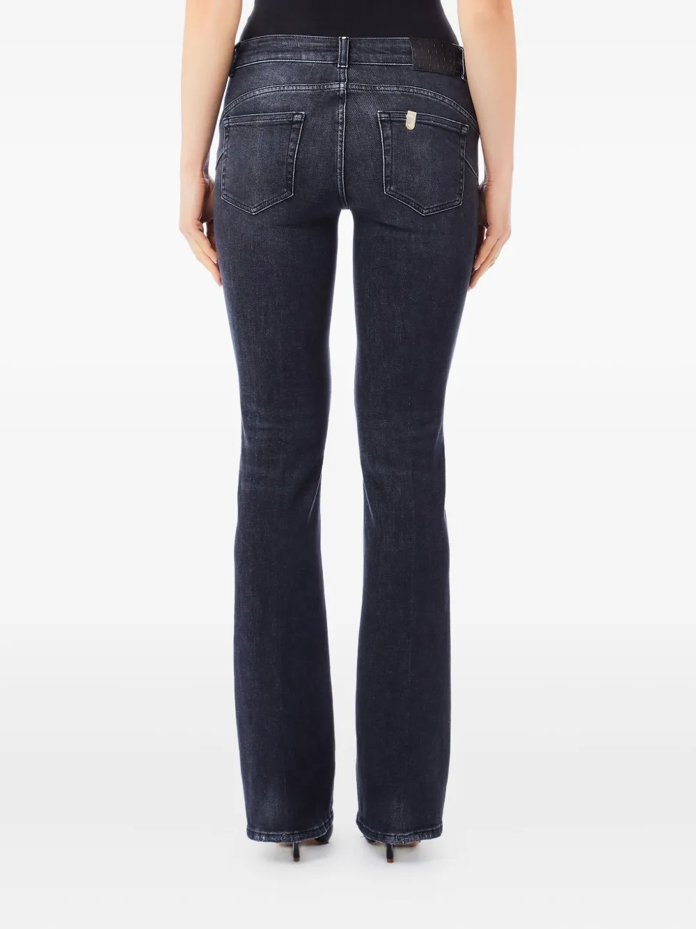 Liu •jo Whiskering-effect Jeans In Blue
