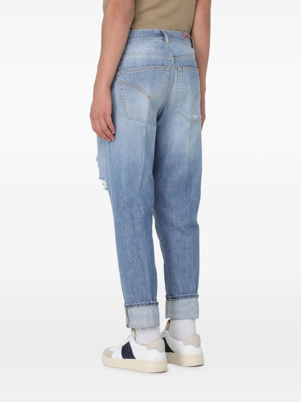 DONDUP Paco gerafelde jeans - Blauw