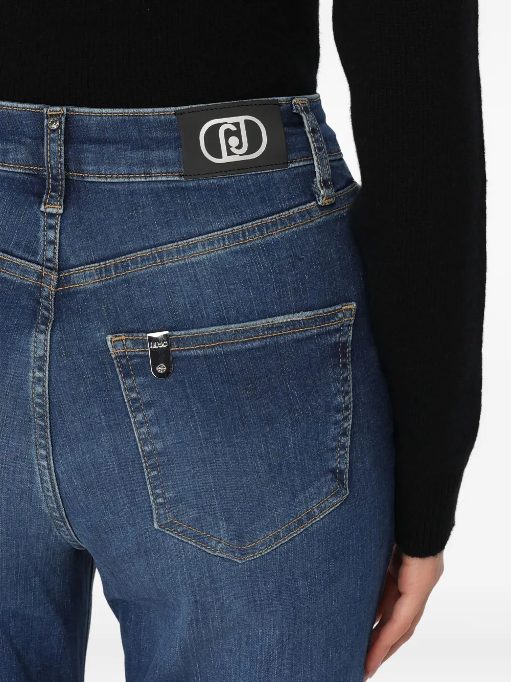 Liu •jo Five-pockets Cotton Jeans In Blue