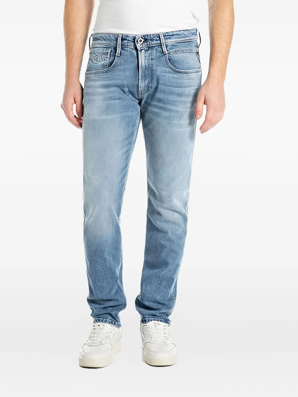 Replay Anbass stitched pocket jeans | Blue | Image 1