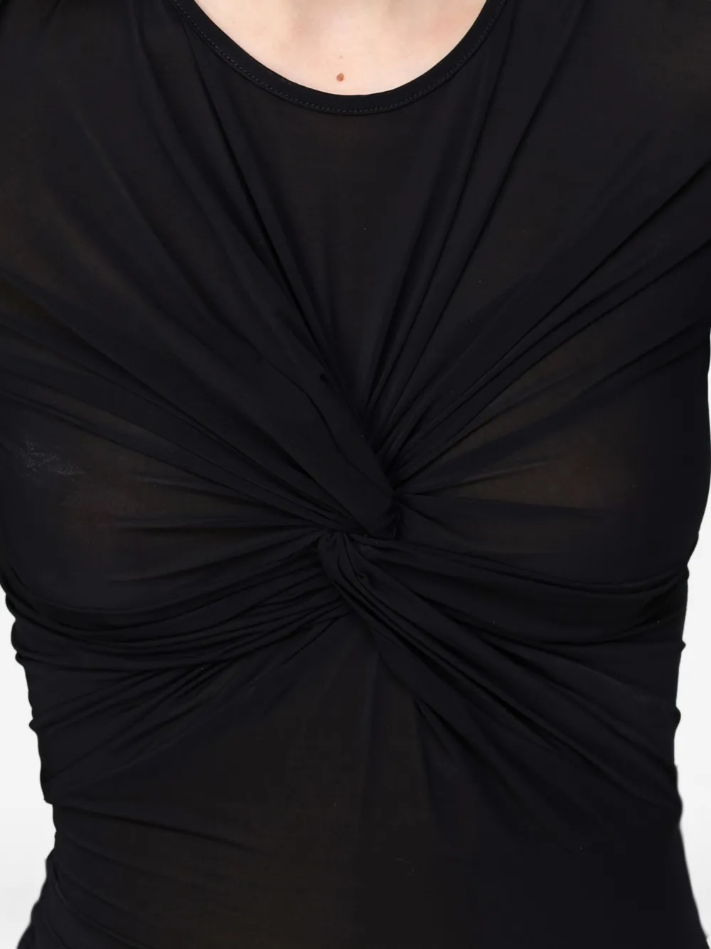 Elisabetta Franchi Top met logopatroon Zwart