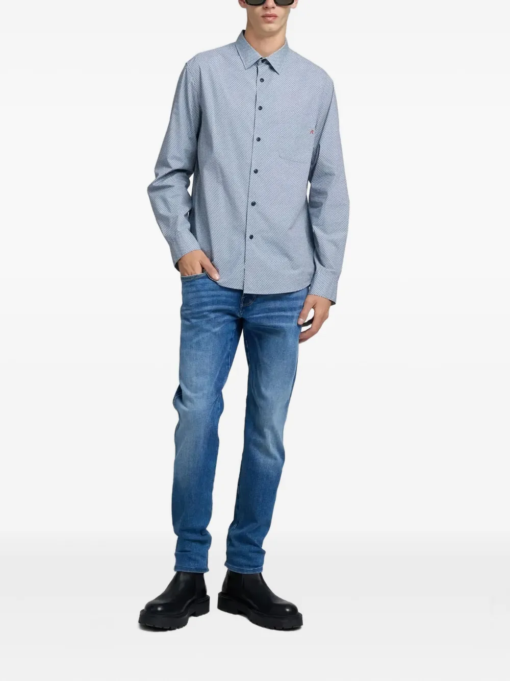 Replay Anbass pocket jeans - Blauw