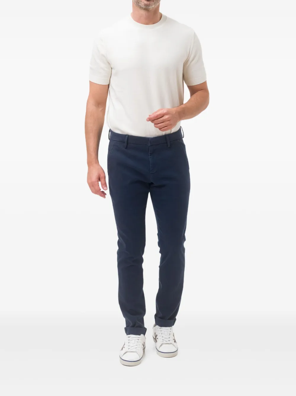 DONDUP Gaubert button-fastening trousers - Blauw