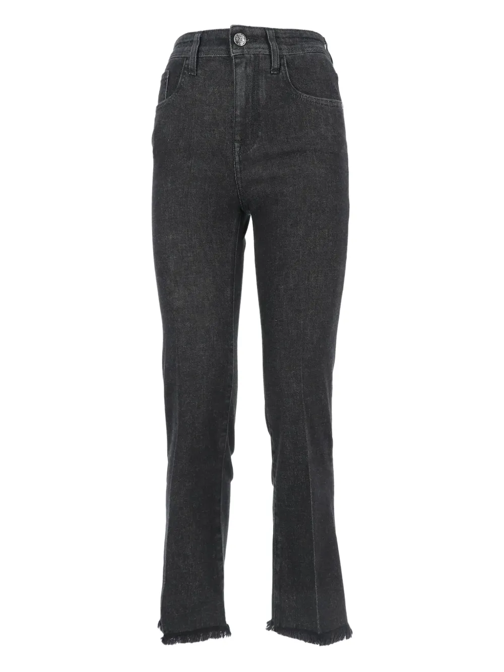 Jacob Cohën frayed-hem jeans | noir | Image 1