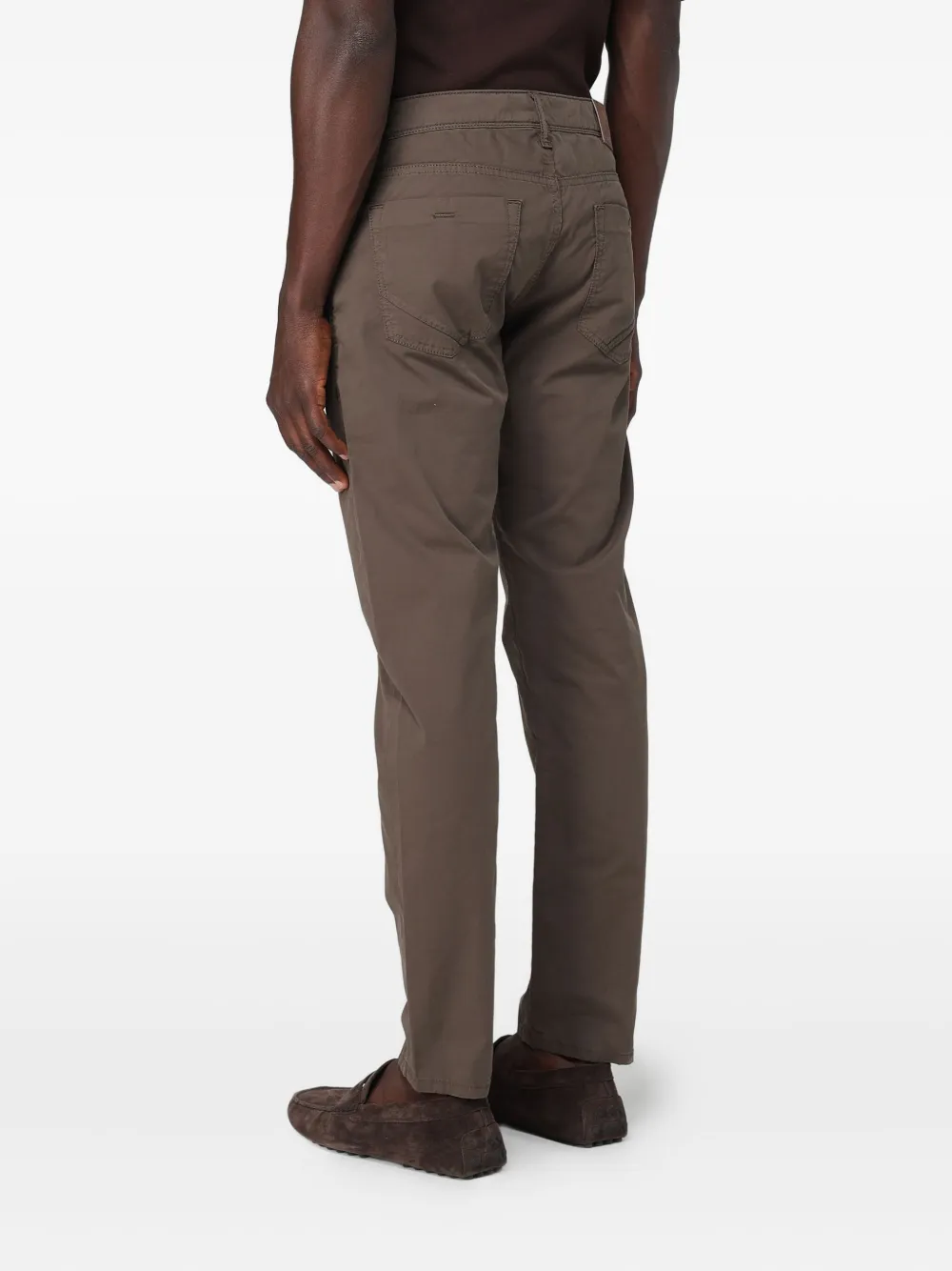 Incotex Stretch-katoenen jeans - Bruin