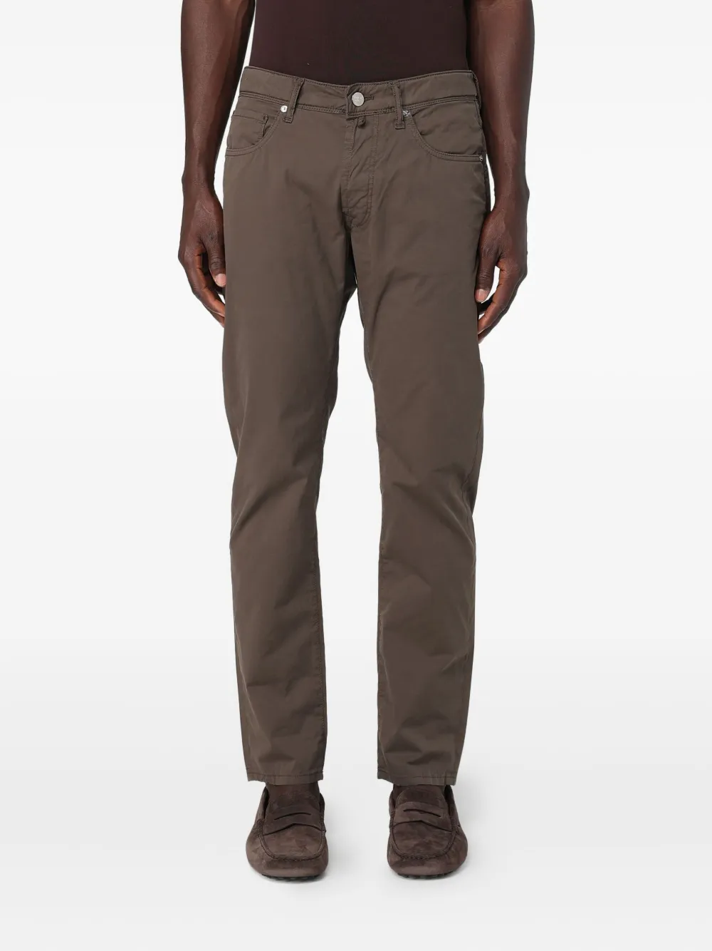 Incotex stretch-cotton jeans | Brown | Image 1