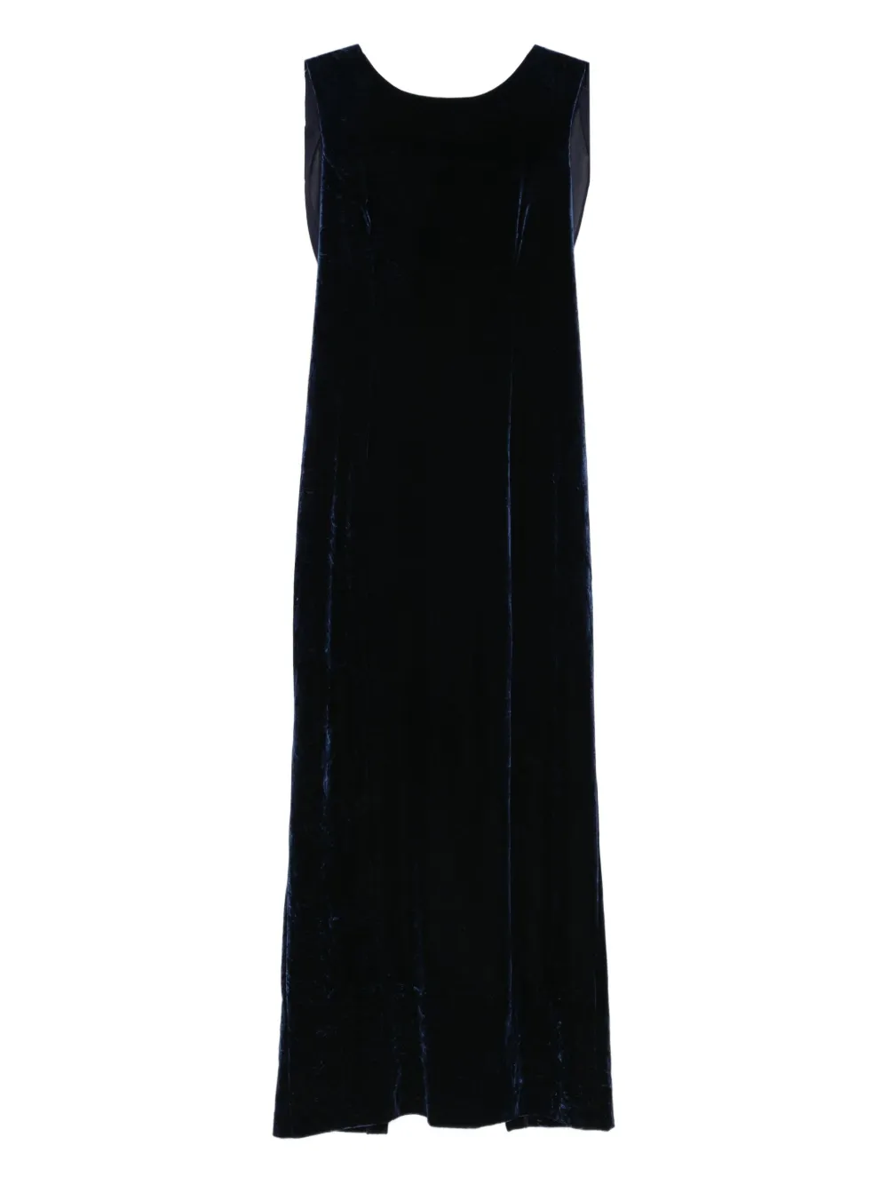 A.N.G.E.L.O. Vintage Cult 1990s ベルベット マキシドレス - ブルー A.N.G.E.L.O. Vintage Cult 1990s ベルベット マキシドレス - ブルー