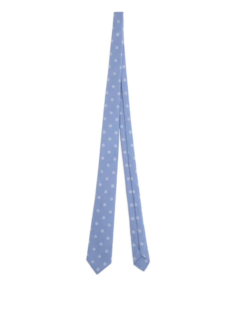 Kiton patterned silk tie | azul | Image 1