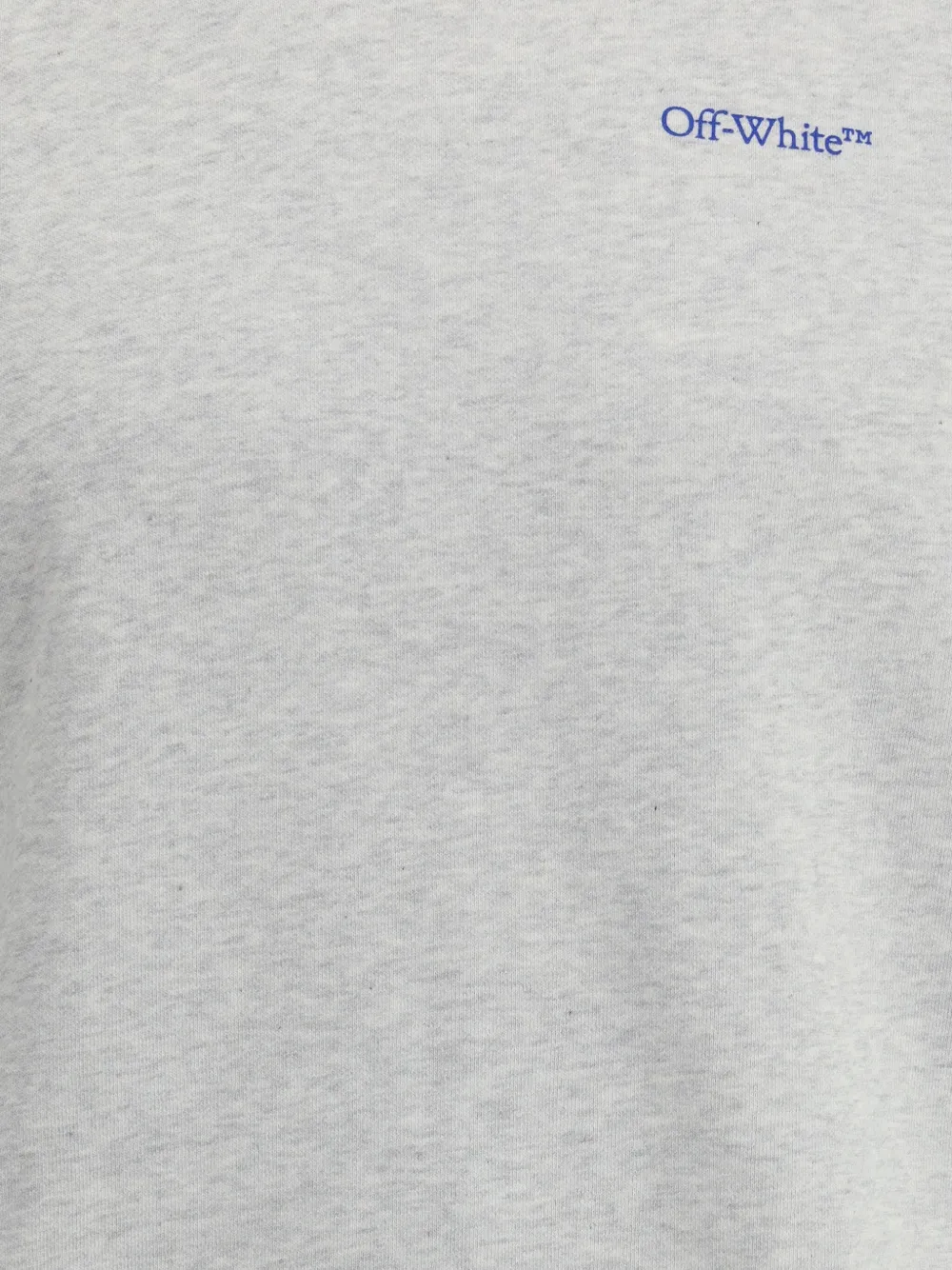 Off-white Scribble Diag Skate Crewneck In Gray