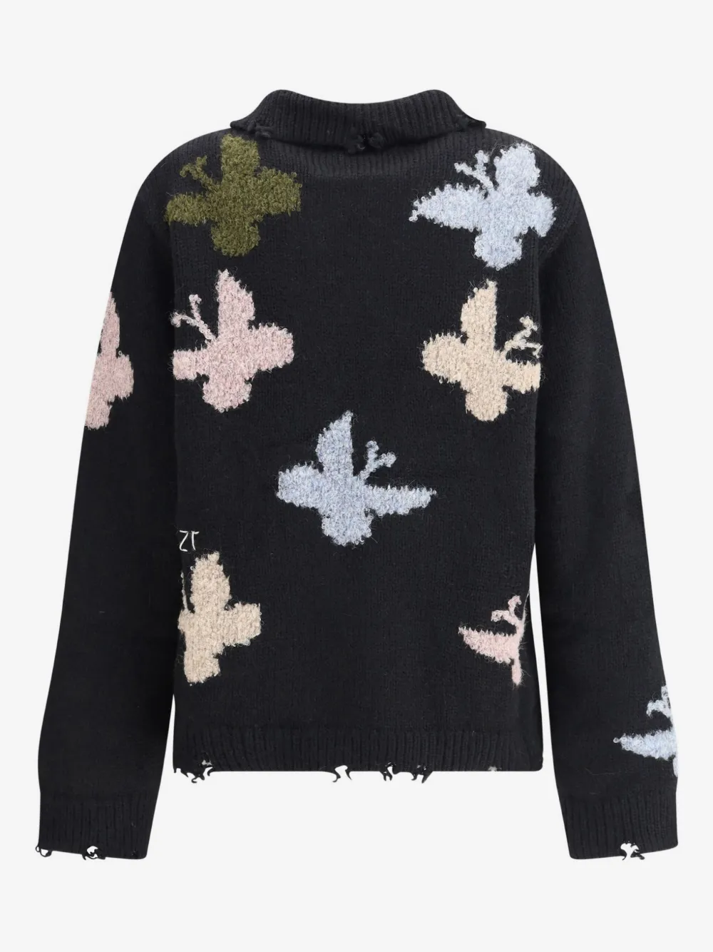 Baziszt  Bowrain tassel butterfly sweater | Black | Image 1