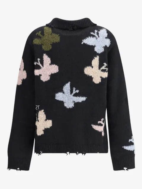 Baziszt  Bowrain tassel butterfly sweater