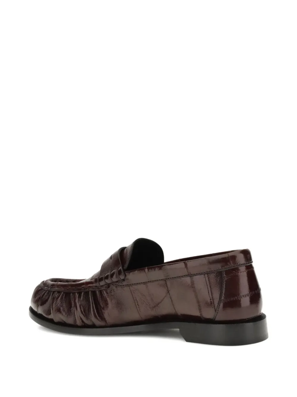 Saint Laurent Loafers met logoplakkaat Rood