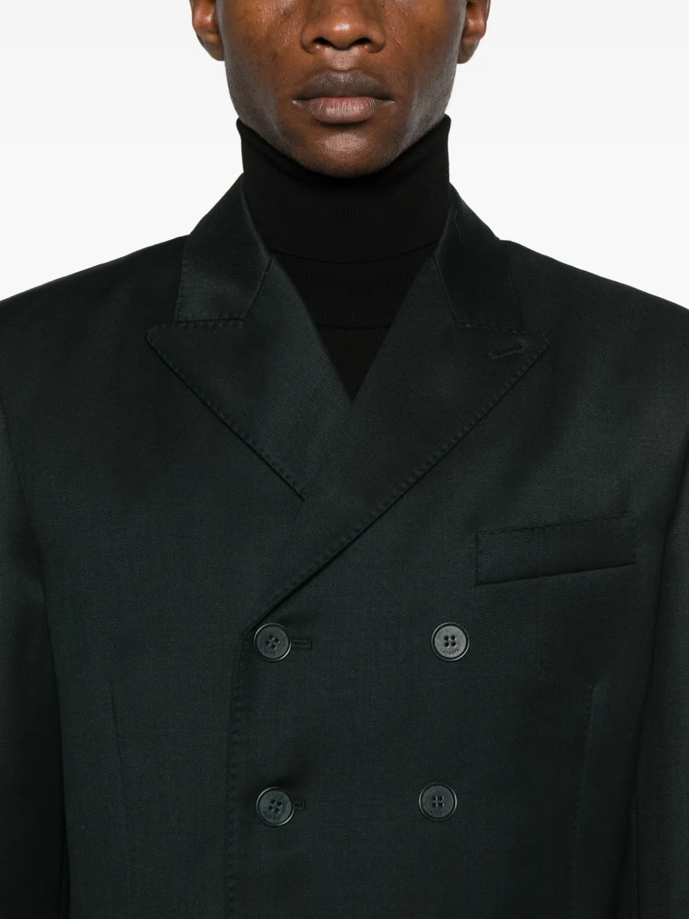 Lacoste Blazer met dubbele rij knopen Groen