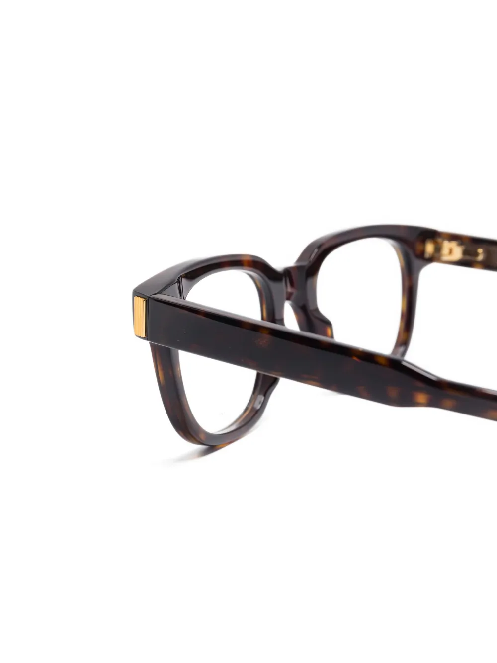  Dunhill Square-frame Glasses - Brown 