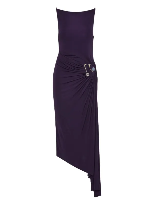 princess polly baby blue dress Christopher Esber Magnetica Asymmetric Dress in Dolphin Blue