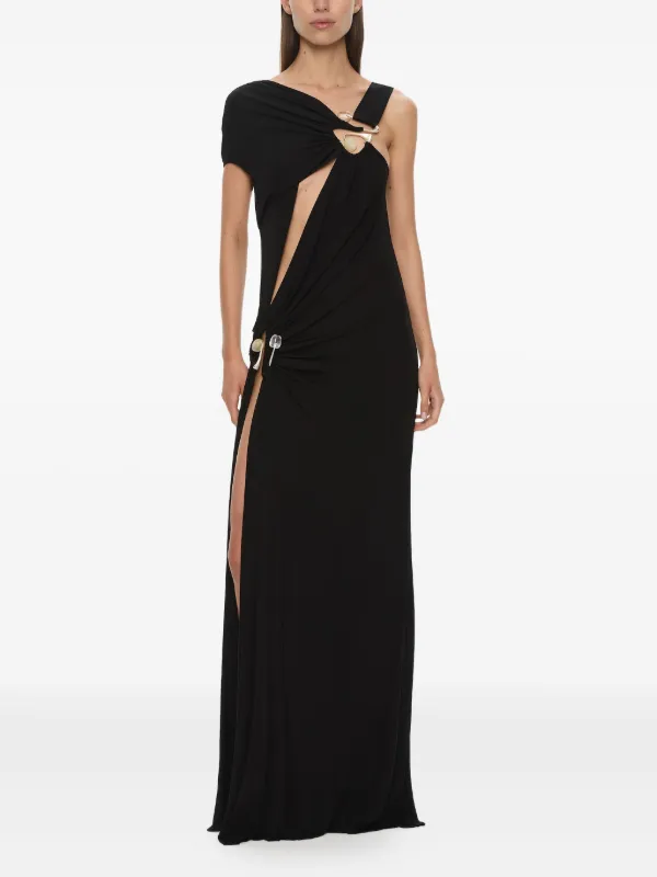 christopher esber gathered draped jersey maxi dress CHRISTOPHER ESBER Gathered Draped Jersey Maxi Dress