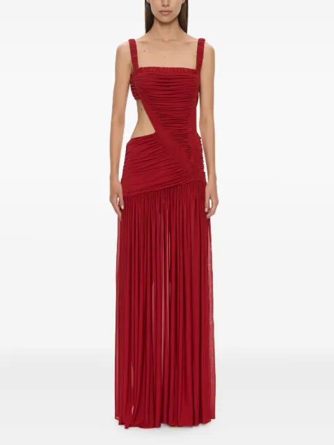 Christopher Esber Orion Separation cut-out ruched gown
