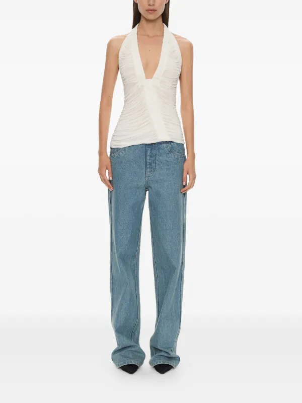 Christopher Esber Orion Ruffled Top | White | FARFETCH