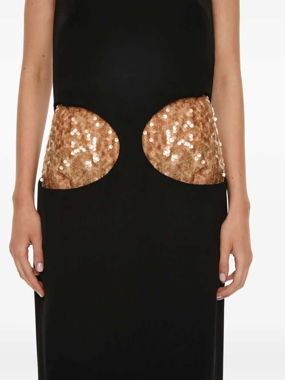 Christopher Esber Borough Gown Dress In Black