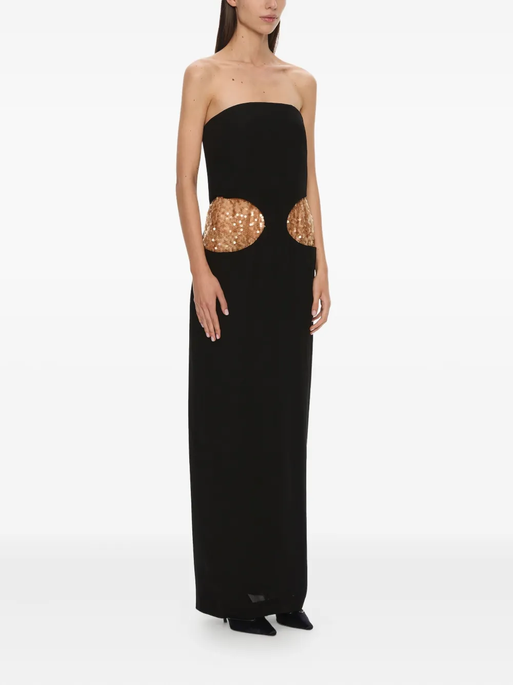 Christopher Esber Borough Gown Dress In Black