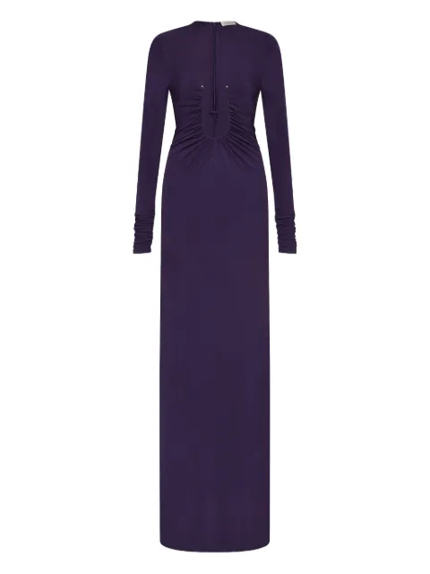 Christopher Esber فستان ماكسي 'أركيد بالم' بأكمام طويلة