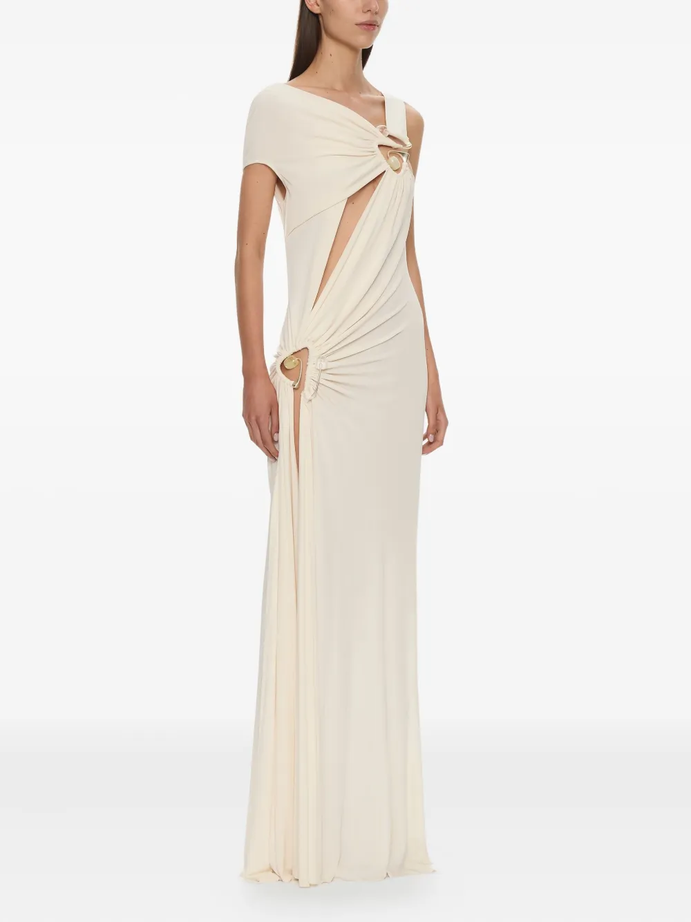 Christopher Esber Drapiertes Veer Spiral Maxikleid mit Kristallen | Abendkleider | Image 2