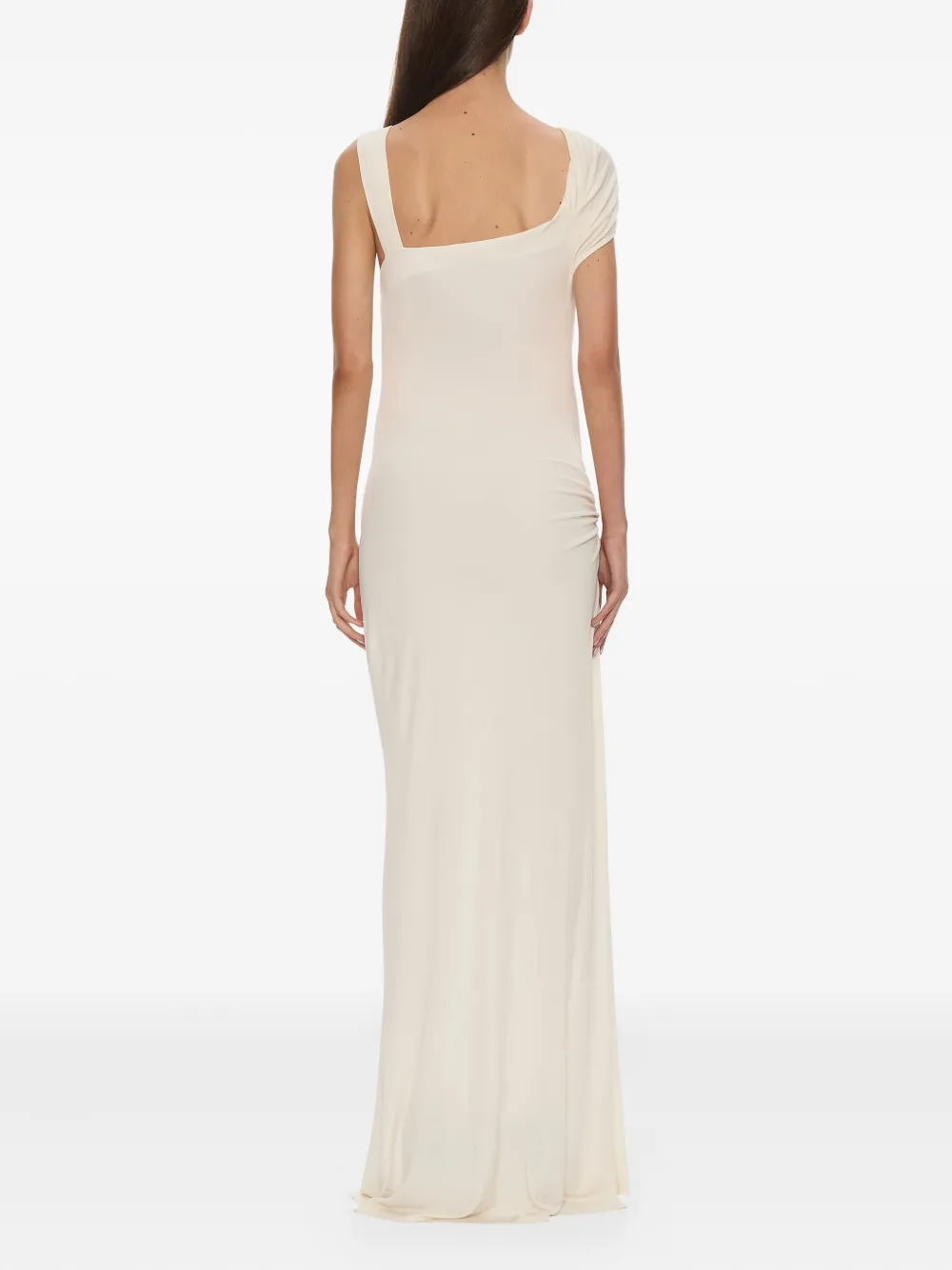 Christopher Esber Veer maxi-jurk met kristallen Beige
